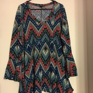 Flare bottom tunic